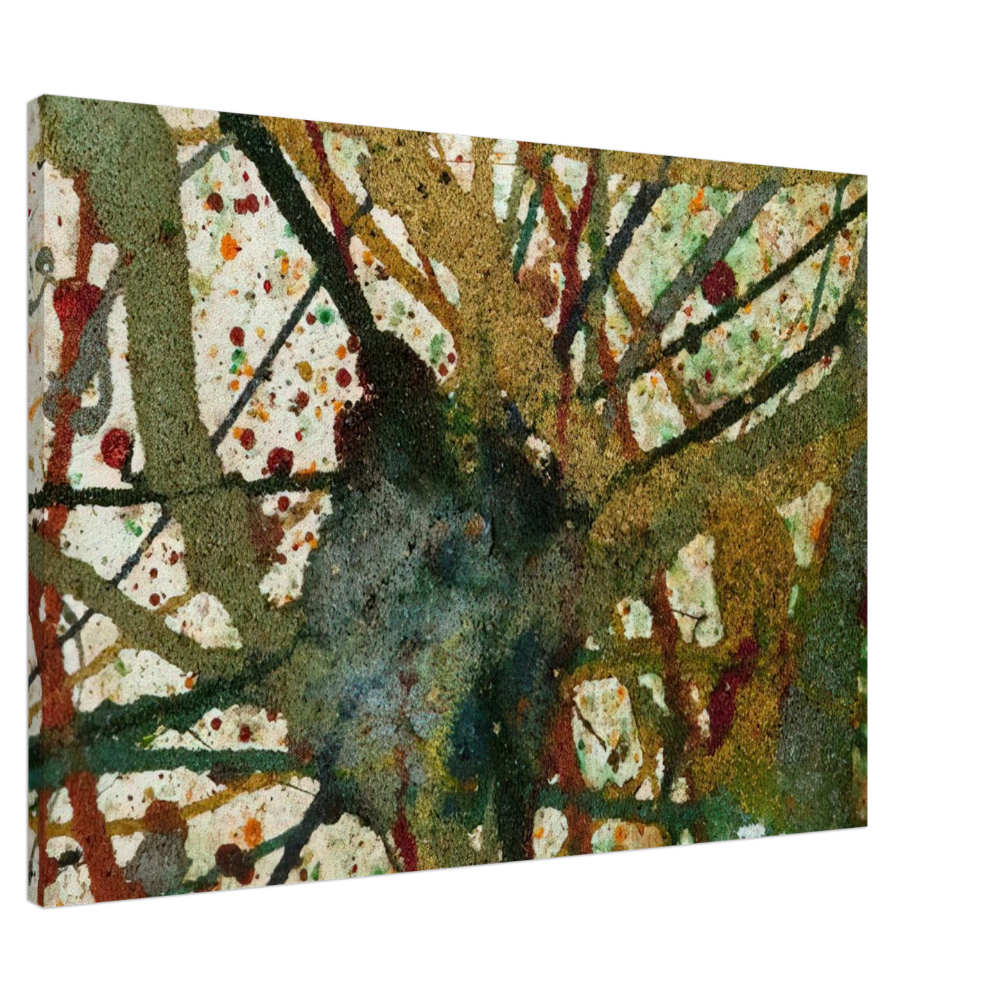 Taro Yamamoto - UNTITLED 1972 1 Canvas - 20x30 cm / 8x12 inches-canvas