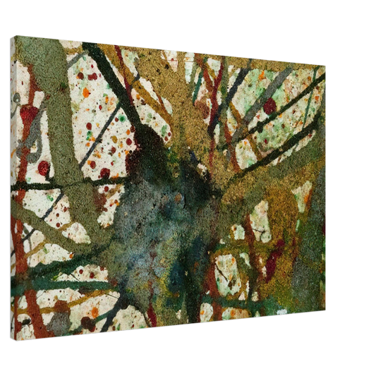 Taro Yamamoto - UNTITLED 1972 1 Canvas - 20x30 cm / 8x12 inches-canvas