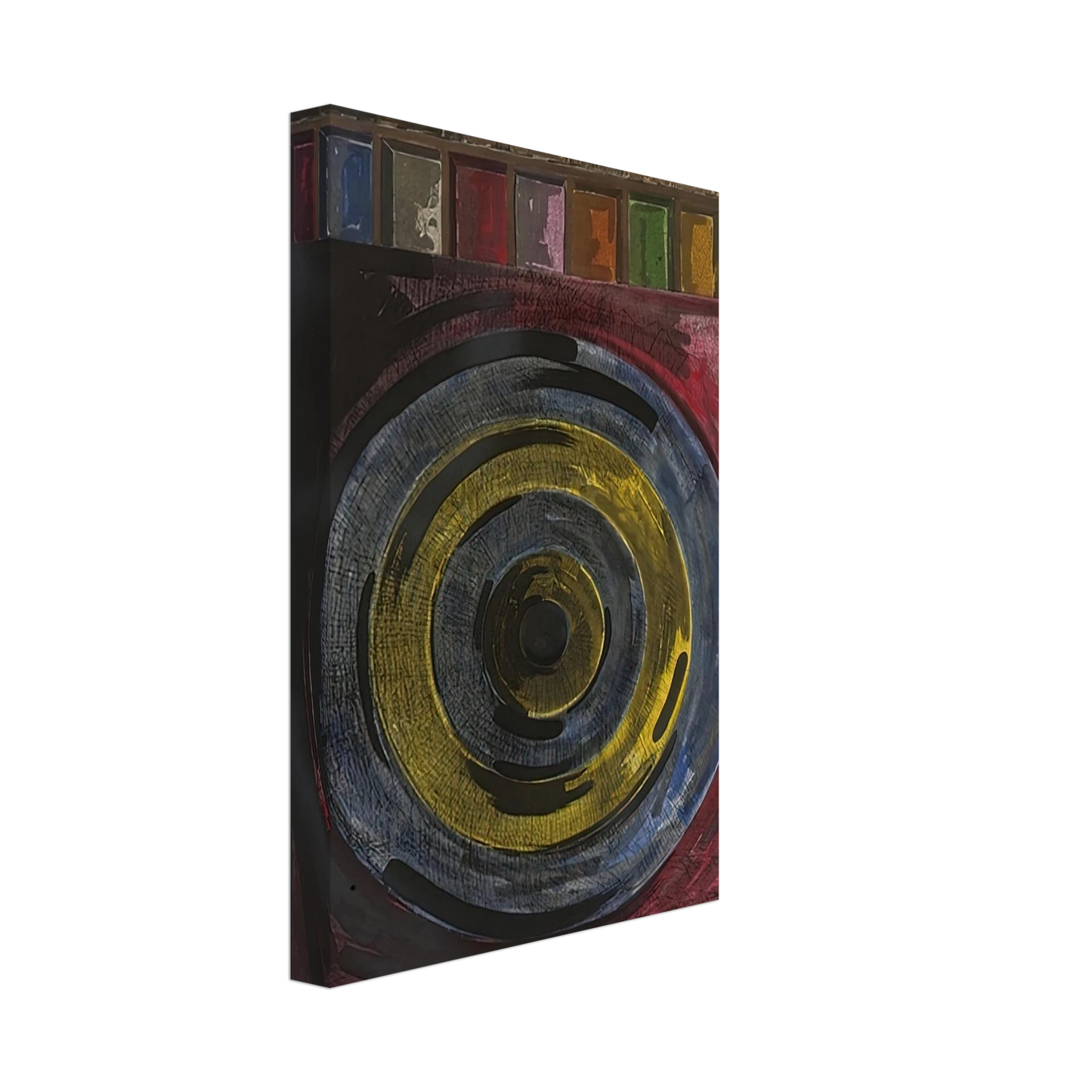 Jasper Johns - TARGET WITH PLASTER CASTS UNIVERSAL LIMITED ART EDITIONS 208 Canvas - 40x60 cm / 16x24 inches-canvas