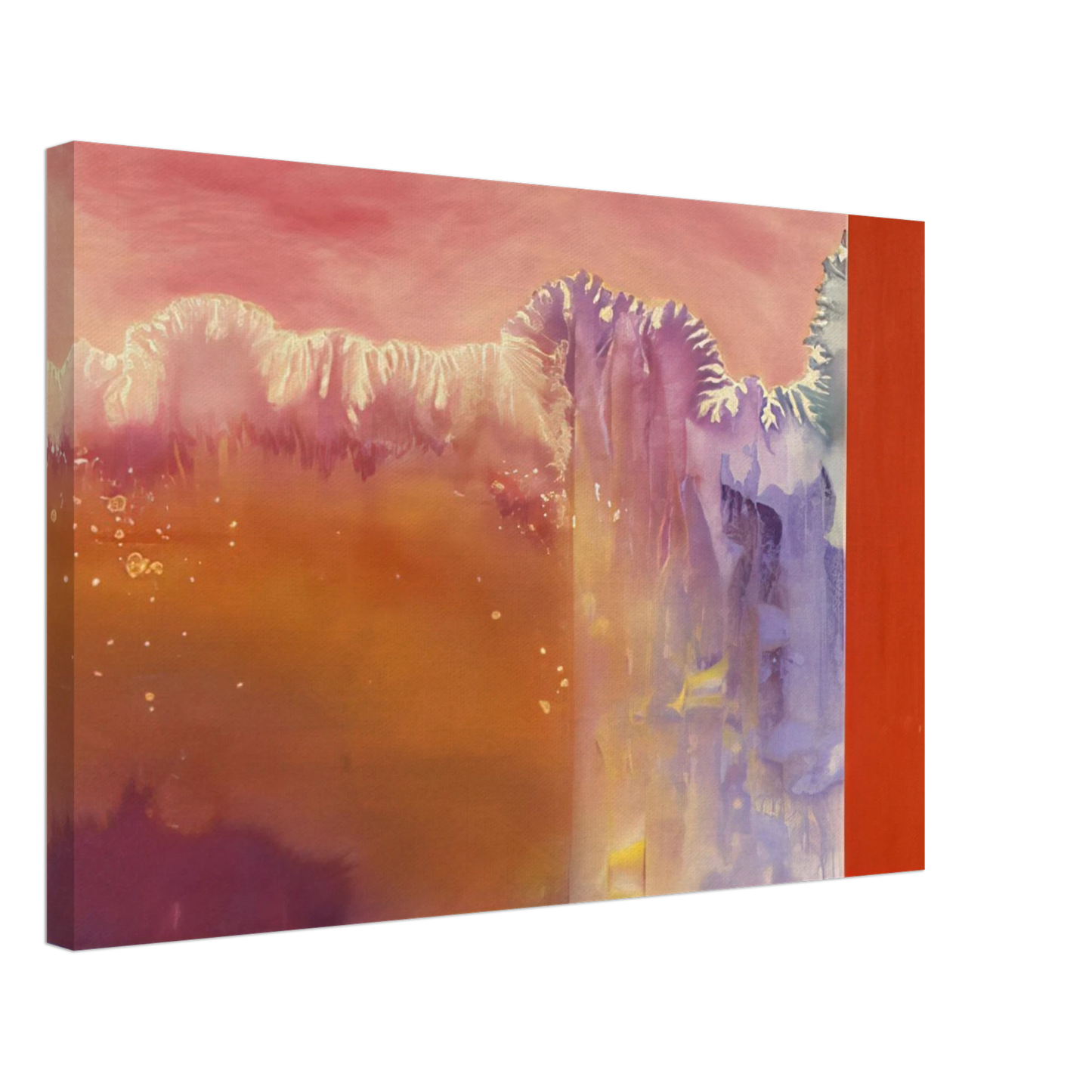 Ronnie Landfield - The Arc - 1986 Canvas - 70x100 cm / 28x40 inches-canvas