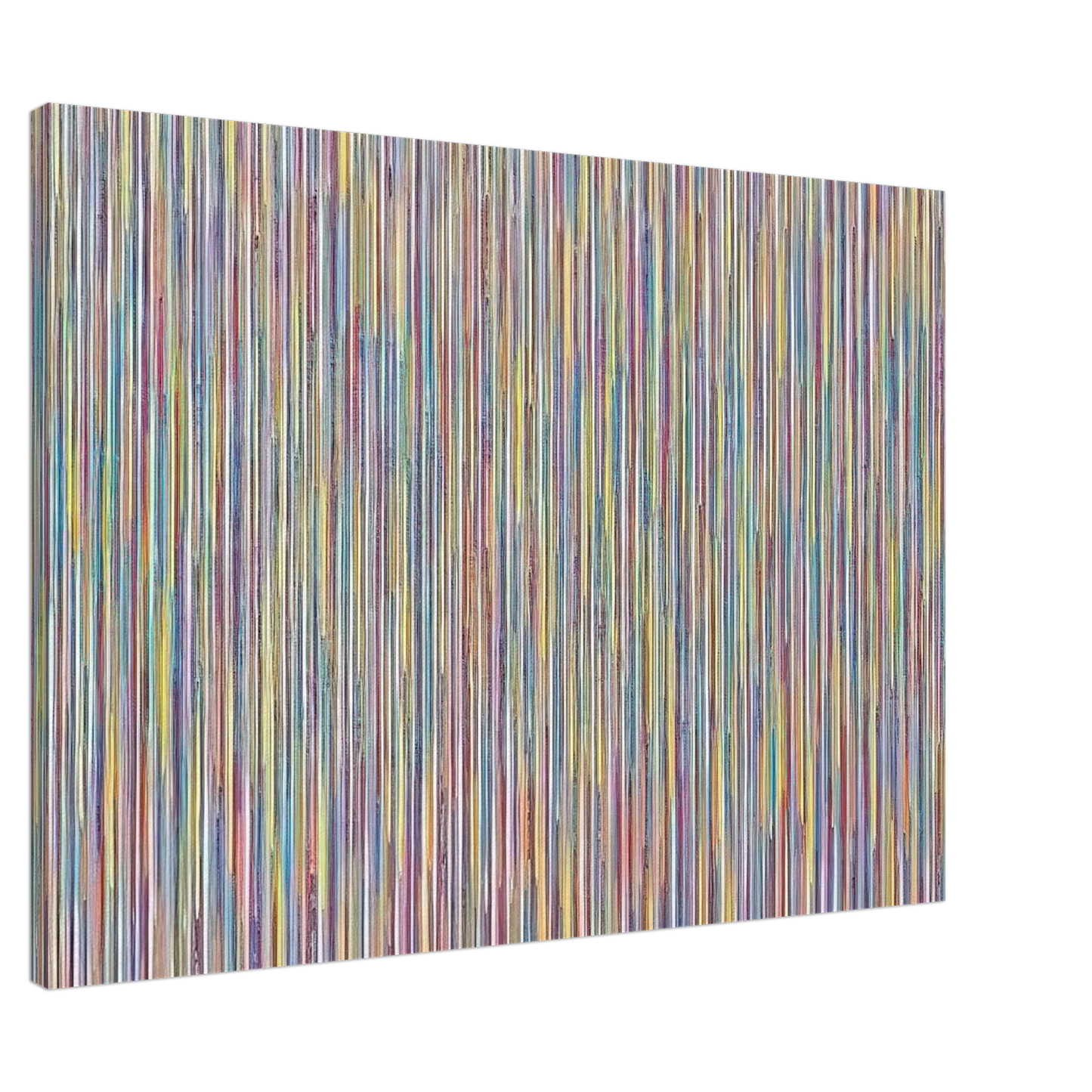 Gene Davis - Monet's Garden - 1980 Canvas - 20x30 cm / 8x12 inches-canvas