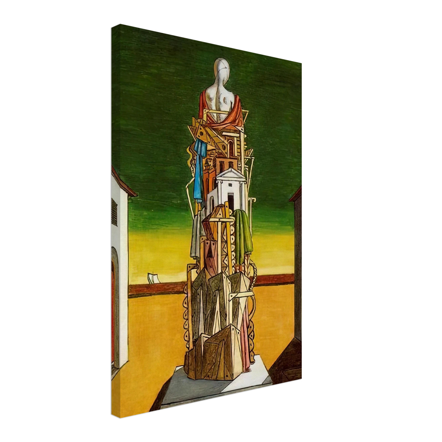 Giorgio de Chirico - THE GREAT METAPHYSICIAN 1971 Canvas - 70x100 cm / 28x40 inches-canvas
