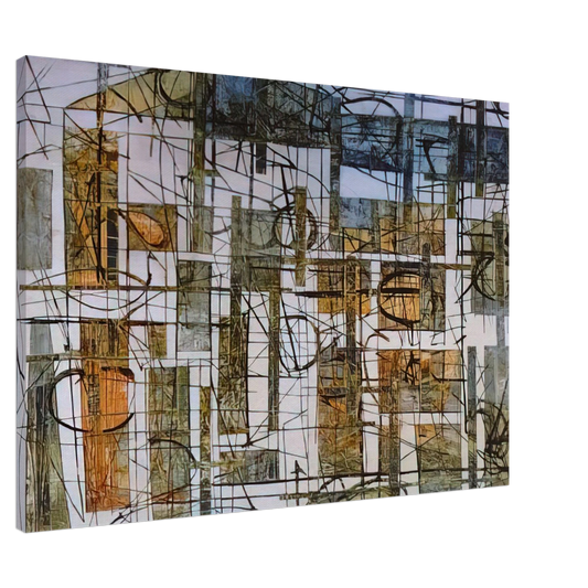 Jimmy Ernst - Lookscape - 1952 Canvas - 20x30 cm / 8x12 inches-canvas