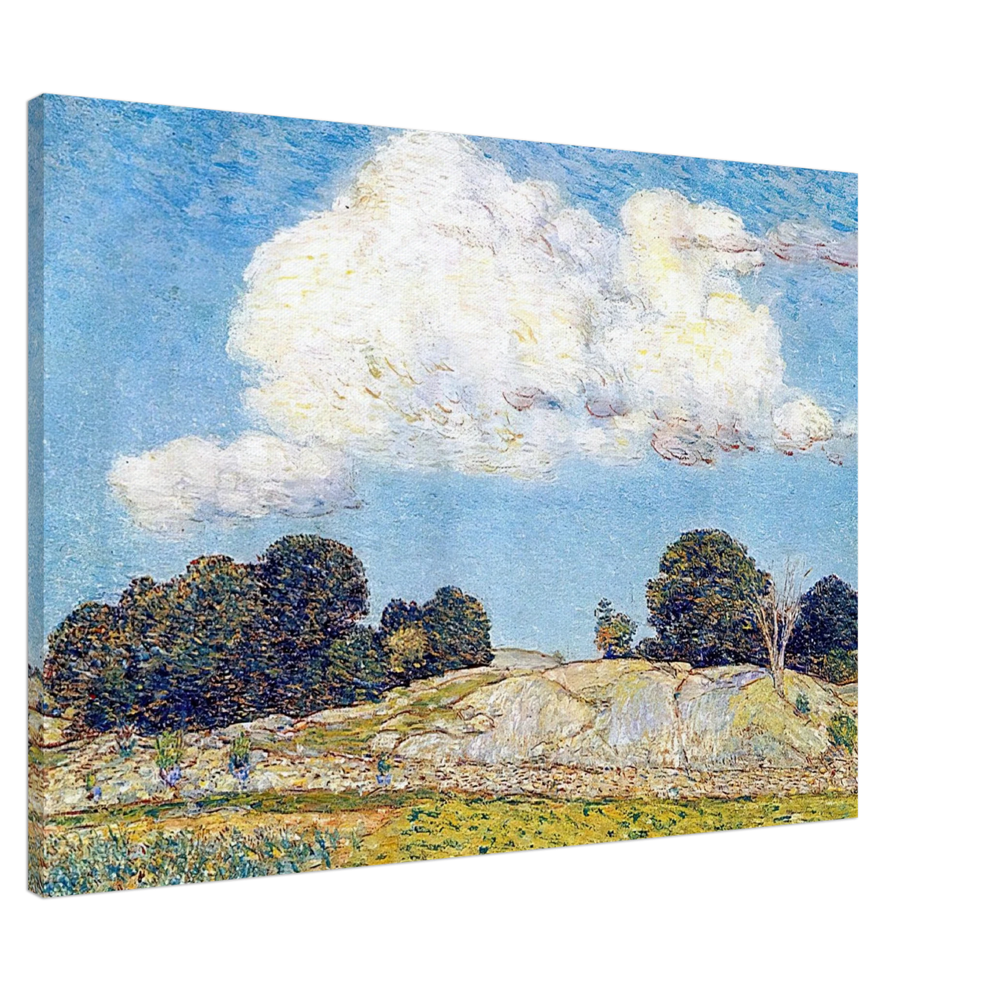 Childe Hassam - Dragon Cloud, Old Lyme Canvas - 20x30 cm / 8x12 inches-canvas