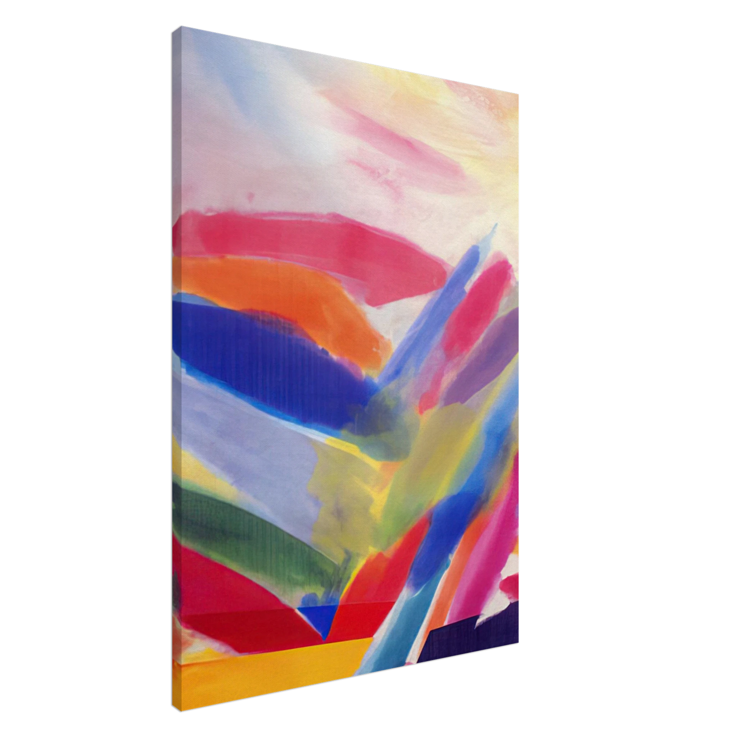 Ronnie Landfield - When We Were Young Again - 1997 Canvas - 20x30 cm / 8x12 inches-canvas