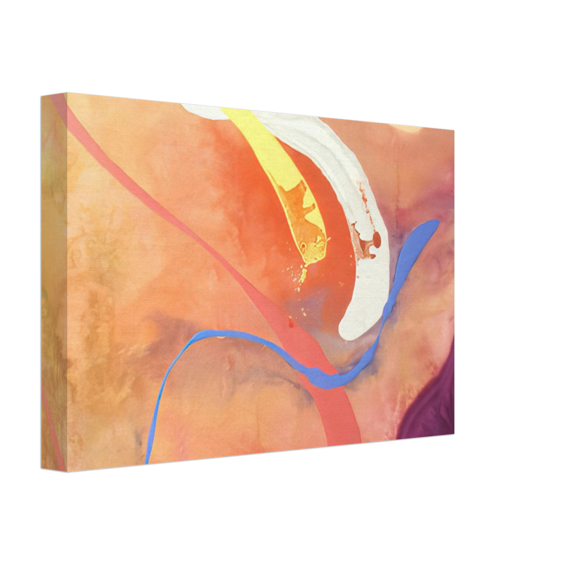 Ronnie Landfield - For Becky - 1969 Canvas - 70x100 cm / 28x40 inches-canvas