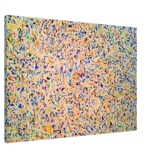 Simon Hantai - Untitled Suite 'Blancs' - 1973 Canvas - 20x30 cm / 8x12 inches-canvas