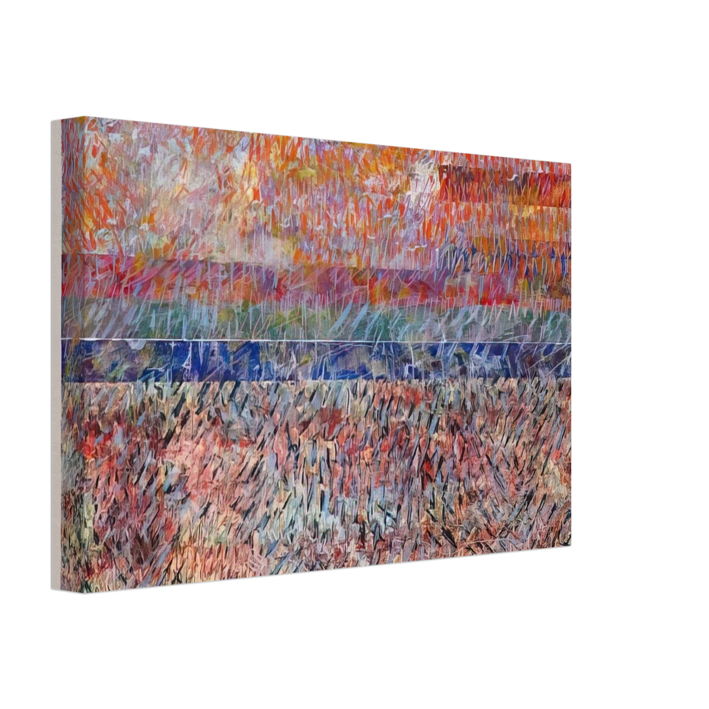 Sam Gilliam - St. Albans Canvas - 70x100 cm / 28x40 inches-canvas
