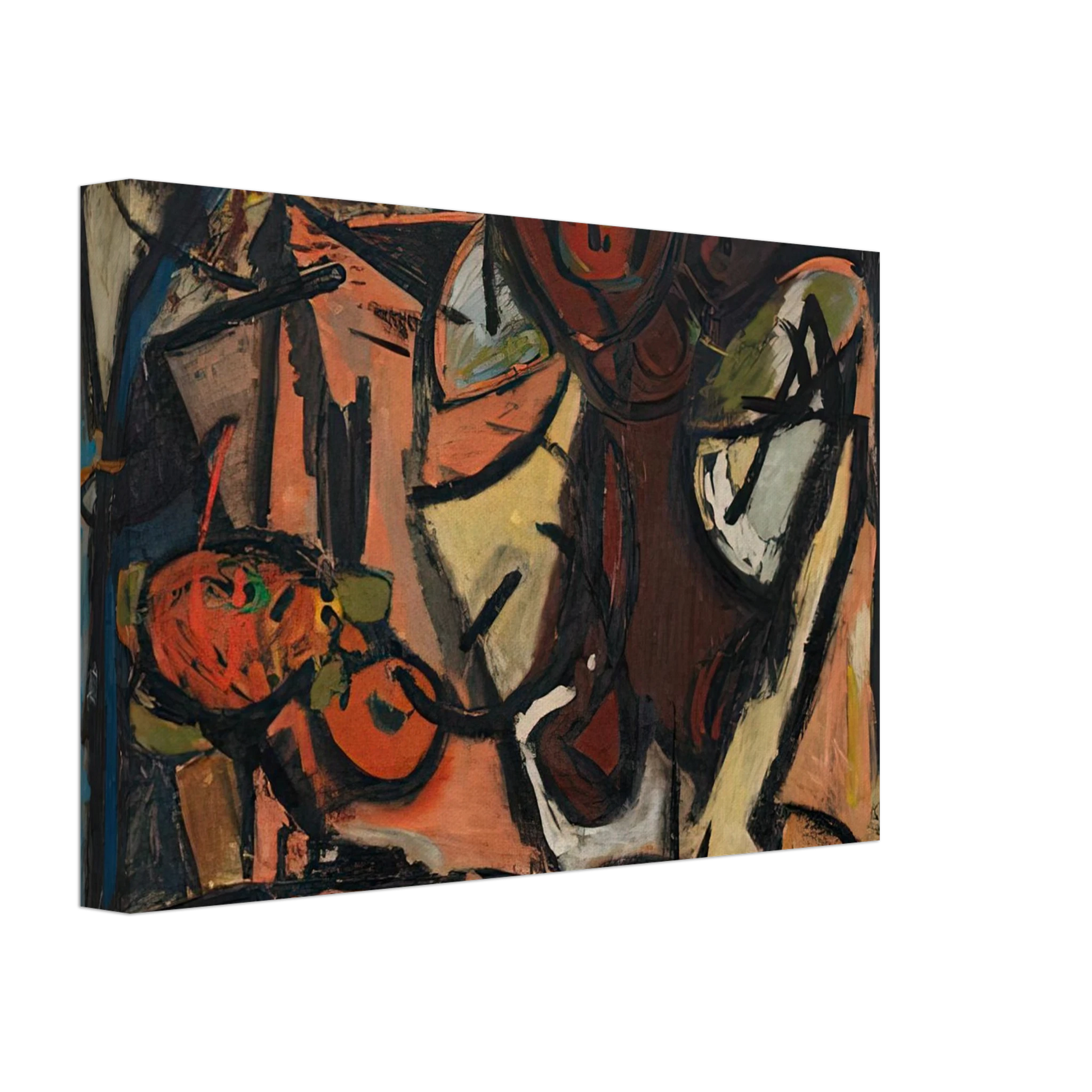 Helen Frankenthaler - Still Life, 1948- Canvas - 40x60 cm / 16x24 inches-canvas