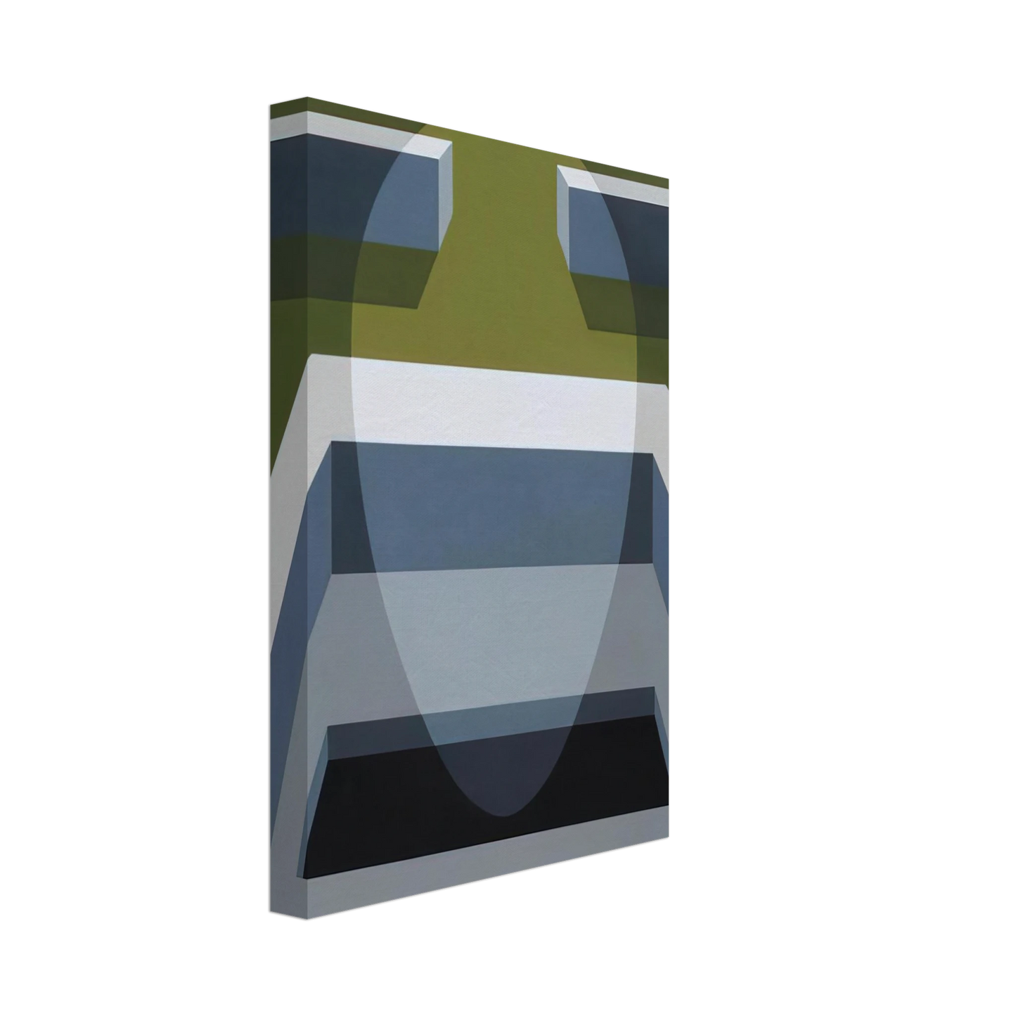 Clarence Holbrook Carter - Transection No. 7 - 1970 Canvas - 40x60 cm / 16x24 inches-canvas