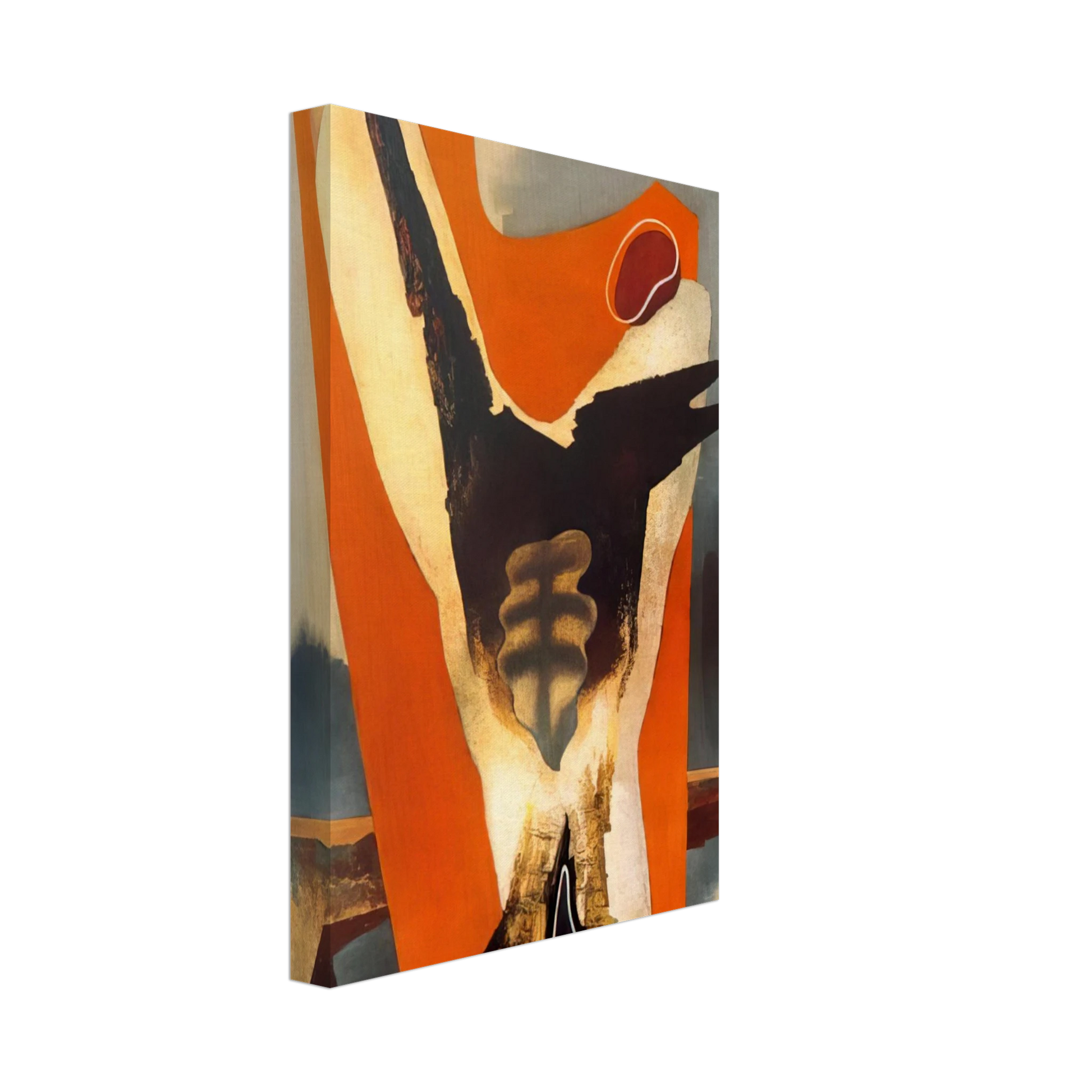 Enrico Prampolini - THE FUNERAL OF ROMANTICISM AESTHETIC TRANSFIGURATION 1934 Canvas - 40x60 cm / 16x24 inches-canvas