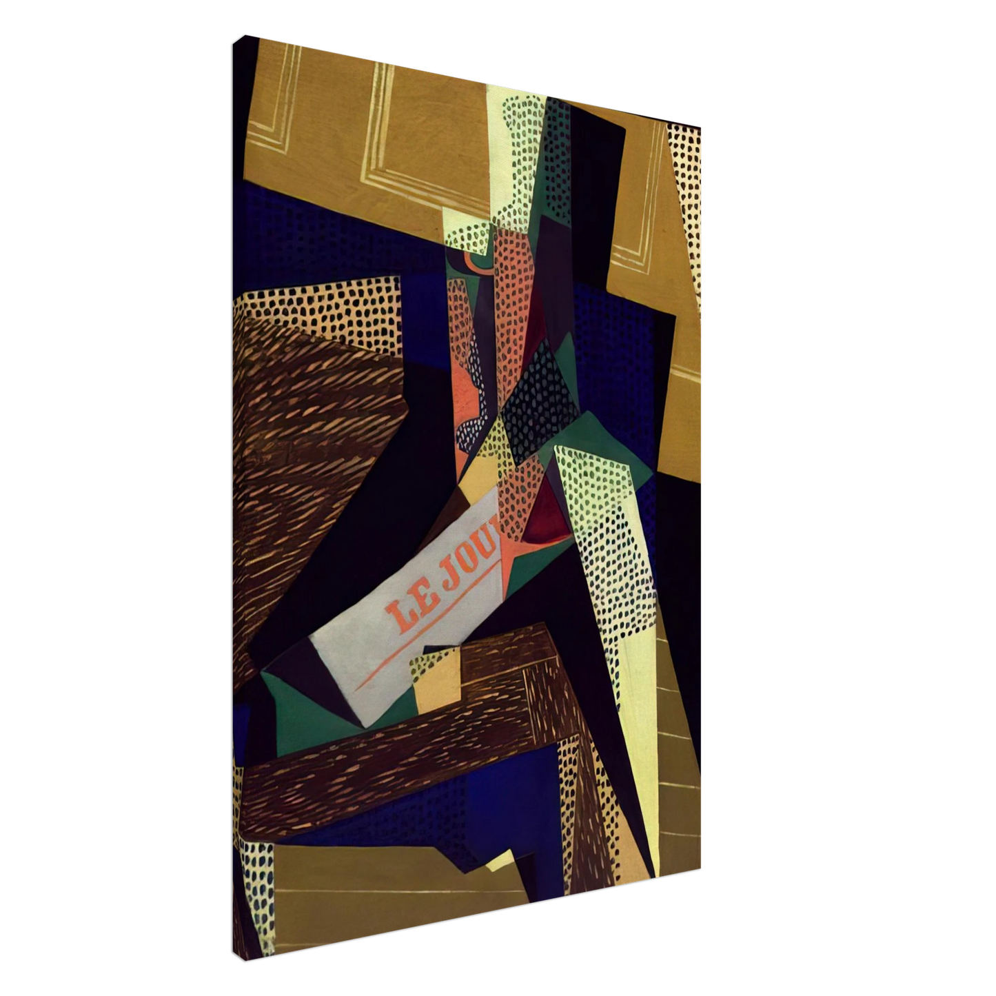 Juan Gris - STILL LIFE 1916 Canvas - 20x30 cm / 8x12 inches-canvas