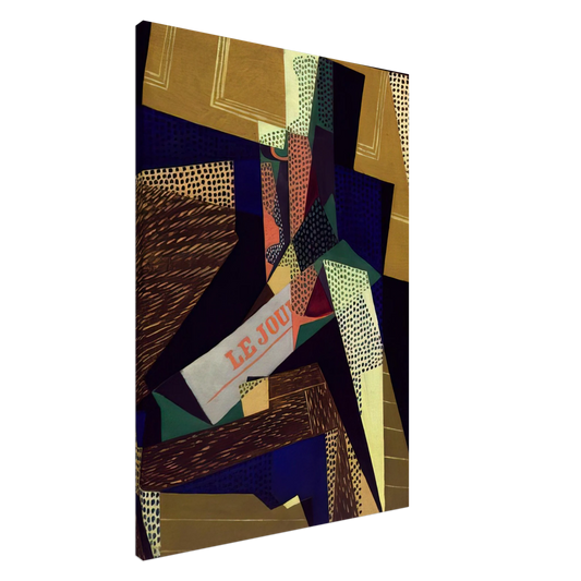 Juan Gris - STILL LIFE 1916 Canvas - 20x30 cm / 8x12 inches-canvas