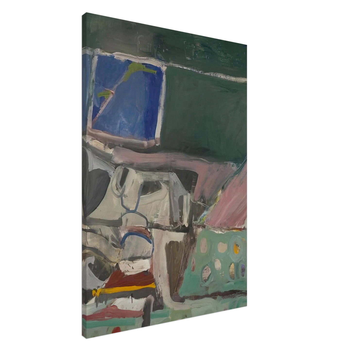 Richard Diebenkorn - Berkeley #58 Canvas - 20x30 cm / 8x12 inches-canvas