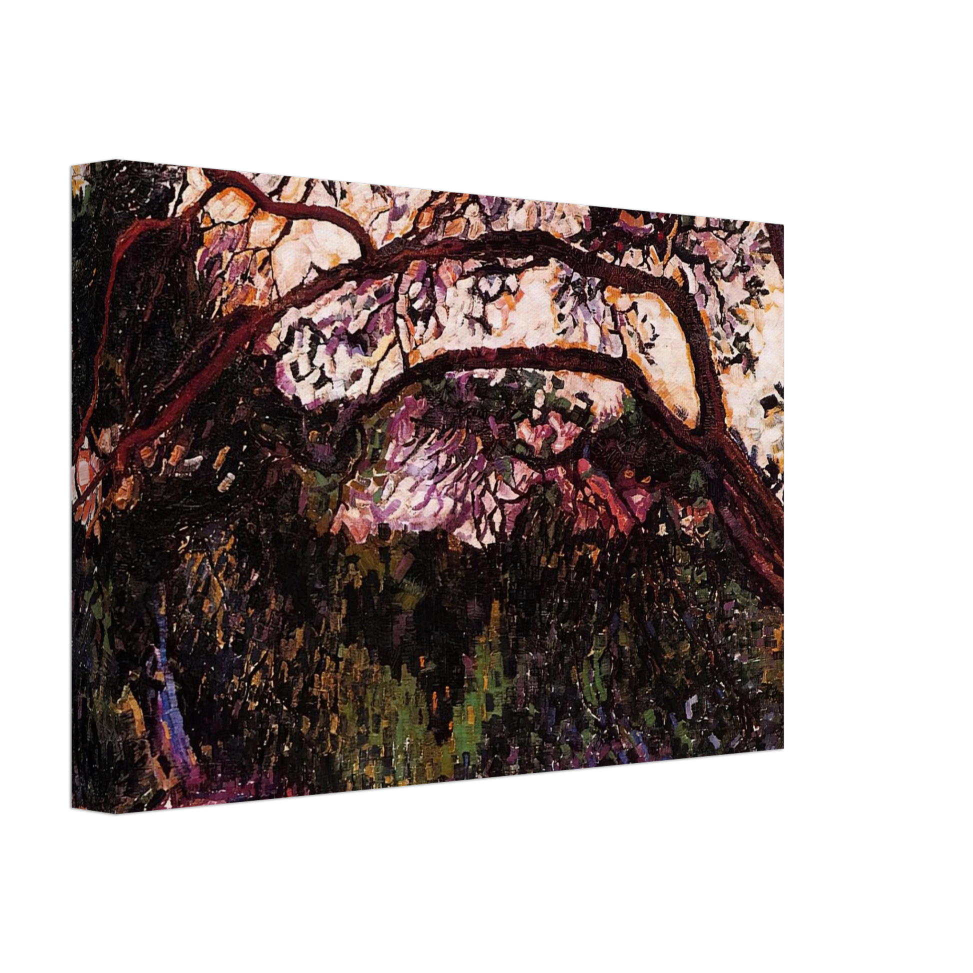 Henri-Edmond Cross - Wooded Landscape Canvas - 40x60 cm / 16x24 inches-canvas