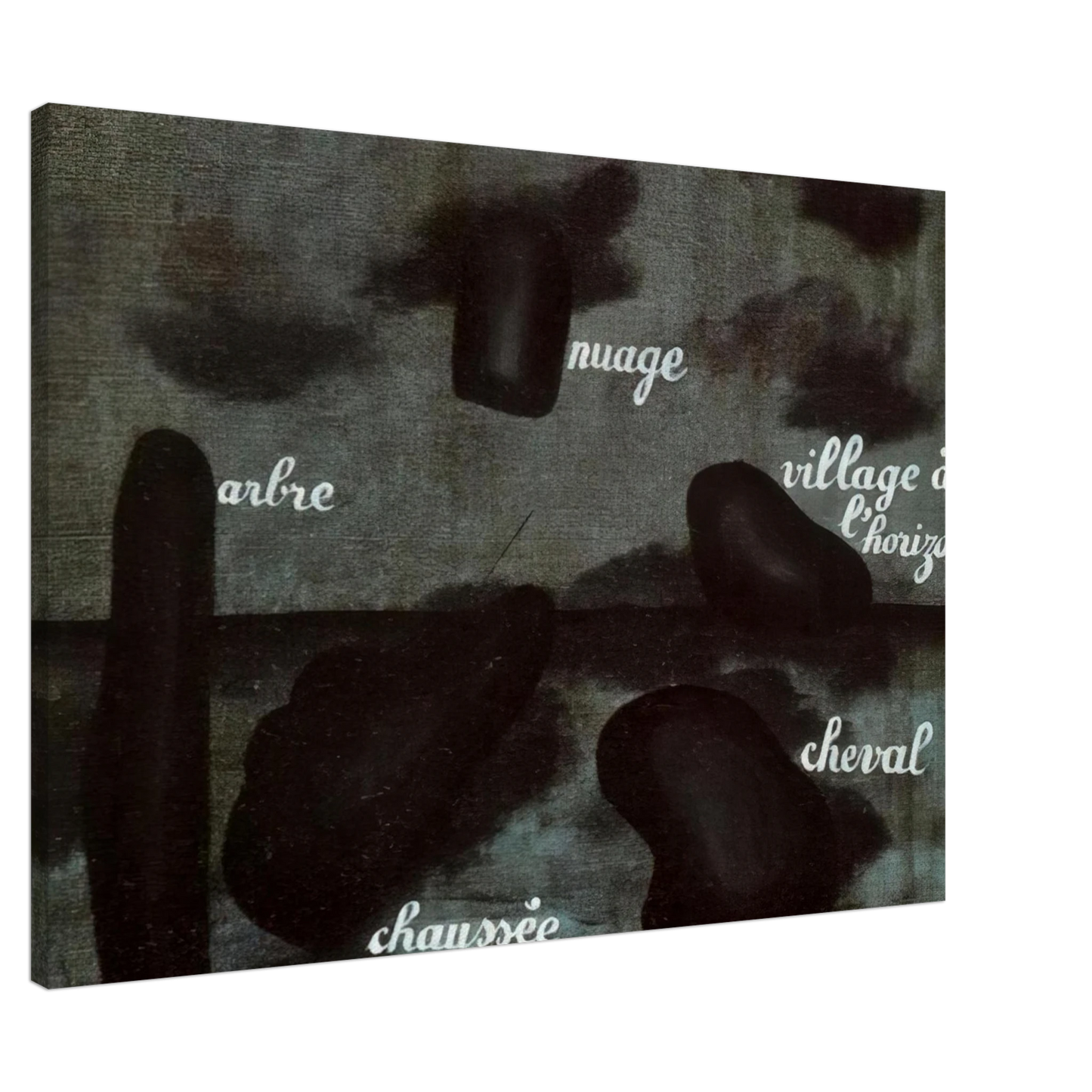 Rene Magritte - SWIFT HOPE 1928 Canvas - 20x30 cm / 8x12 inches-canvas