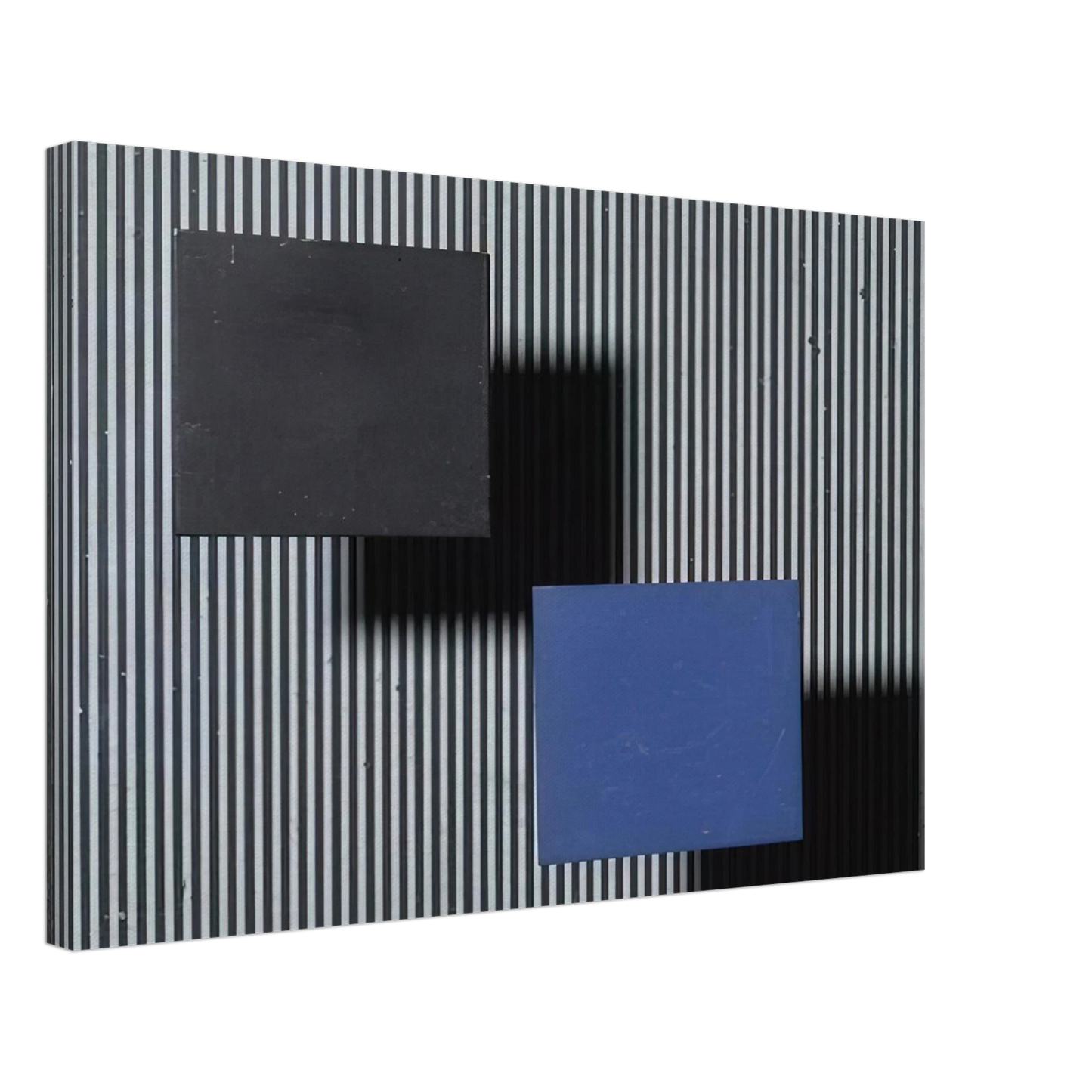 Jesus Rafael Soto - DOS CUADRITOS Canvas - 40x60 cm / 16x24 inches-canvas