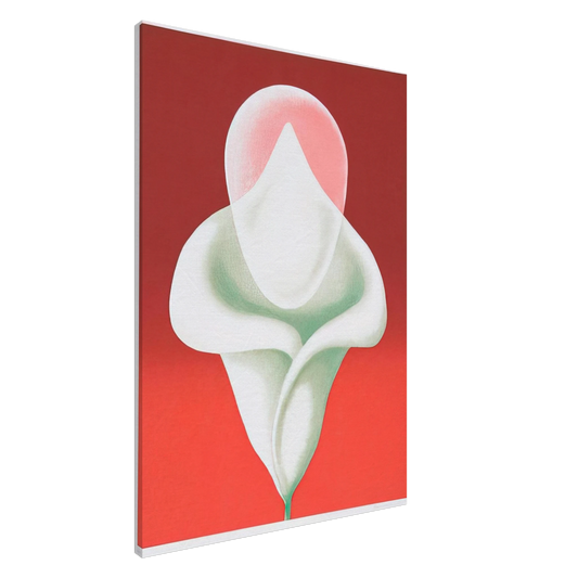 Clarence Holbrook Carter - Abstract Tulip - 1979 Canvas - 20x30 cm / 8x12 inches-canvas