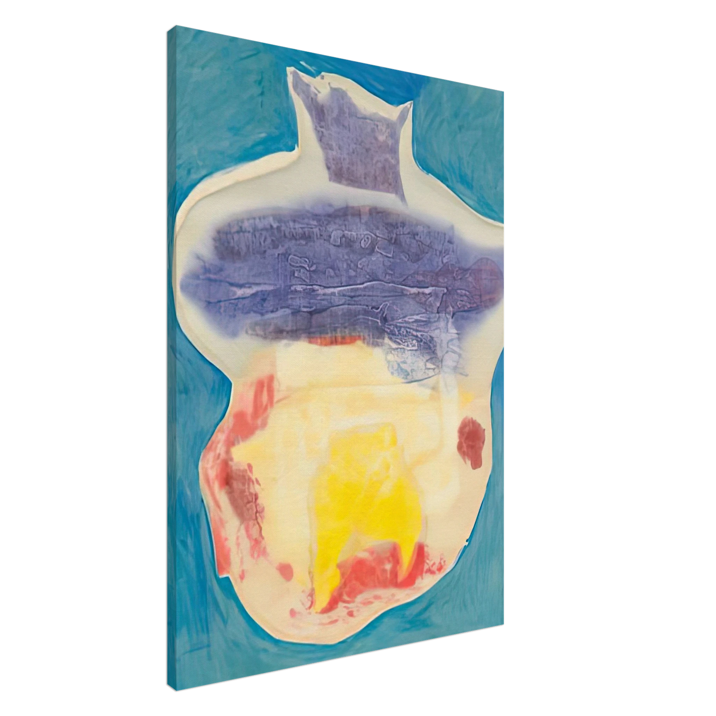 Helen Frankenthaler - Narcissus, 1963- Canvas - 20x30 cm / 8x12 inches-canvas