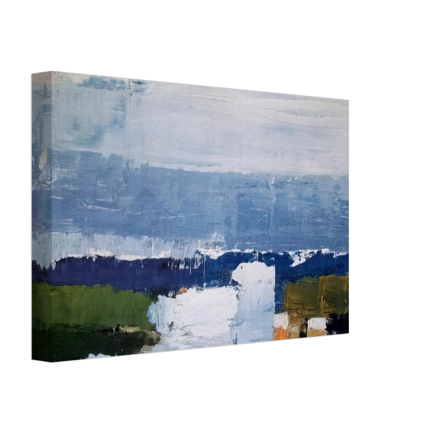 Nicolas de Stael - Paysage du midi - Art Informel Canvas - 40x60 cm / 16x24 inches-canvas