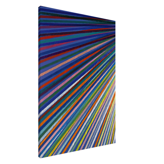 Piero Dorazio - Apex - 1984 Canvas - 20x30 cm / 8x12 inches-canvas