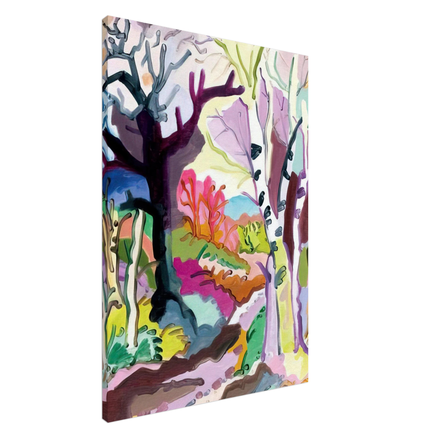 Charles Lapicque - L'hiver dans les bois - 1965 Canvas - 20x30 cm / 8x12 inches-canvas