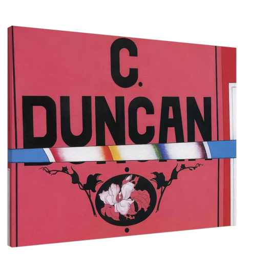 Charles Demuth - Duncan  Charles Duncan - 1925 Canvas - 20x30 cm / 8x12 inches-canvas