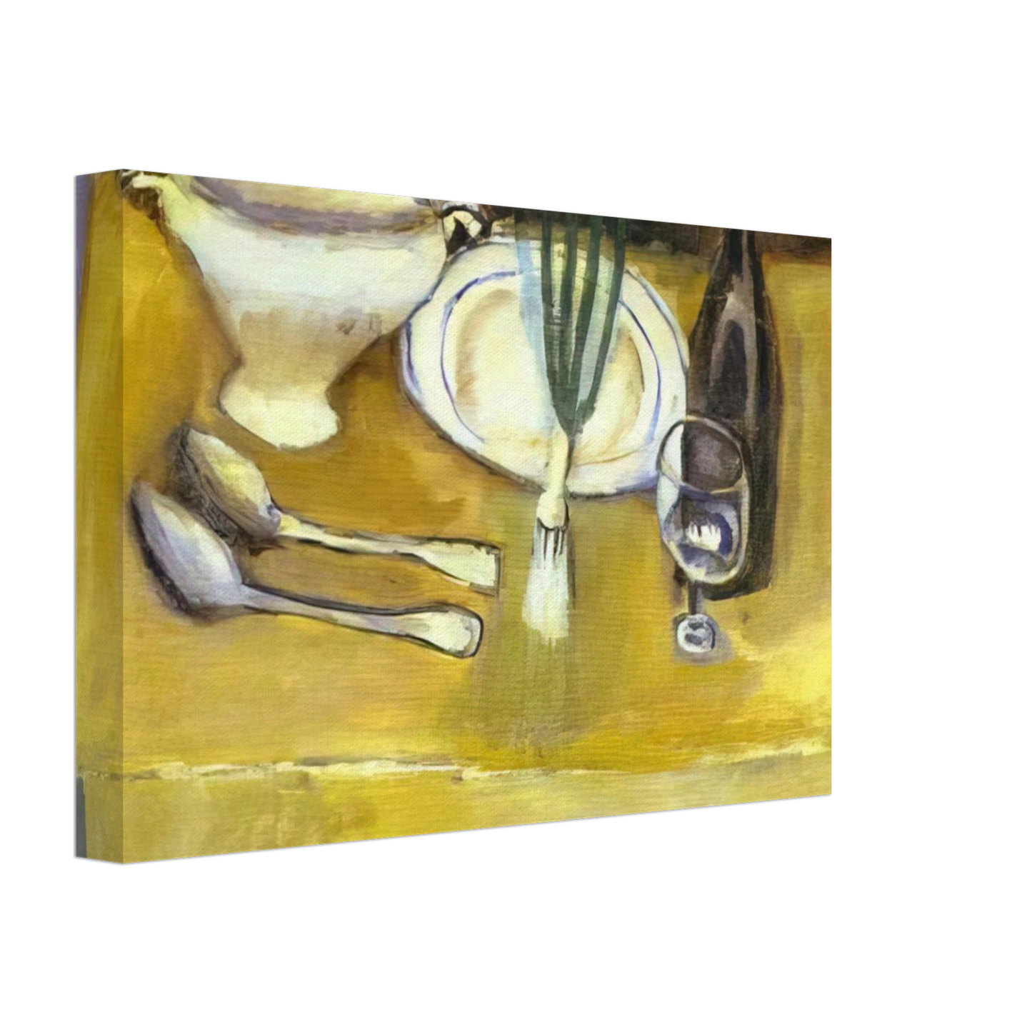 Chaim Soutine - STILL LIFE WITH SOUP TUREEN Canvas - 70x100 cm / 28x40 inches-canvas