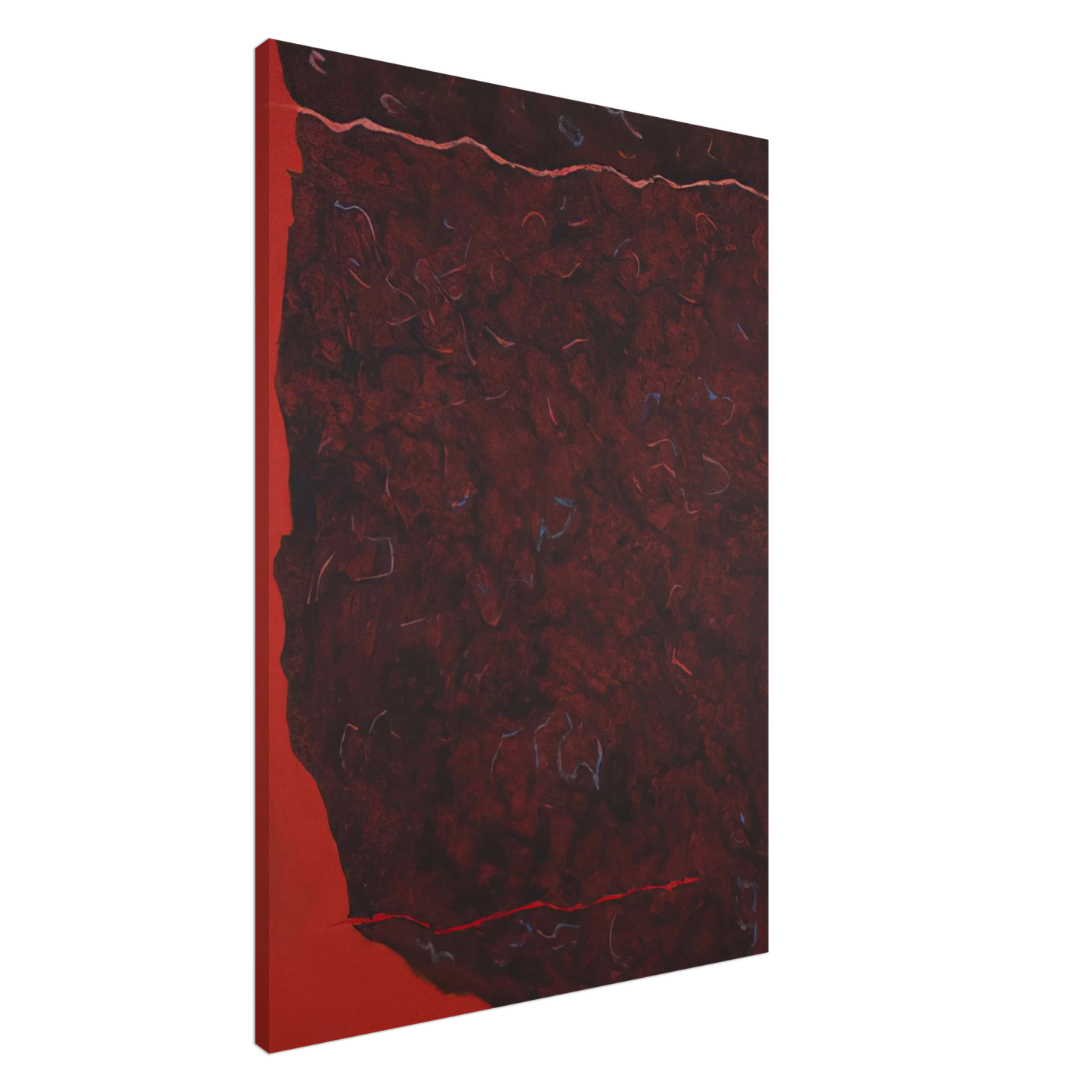 Theodoros Stamos - Edge of Burning Brush - 1986 Canvas - 20x30 cm / 8x12 inches-canvas