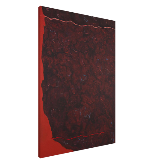 Theodoros Stamos - Edge of Burning Brush - 1986 Canvas - 20x30 cm / 8x12 inches-canvas