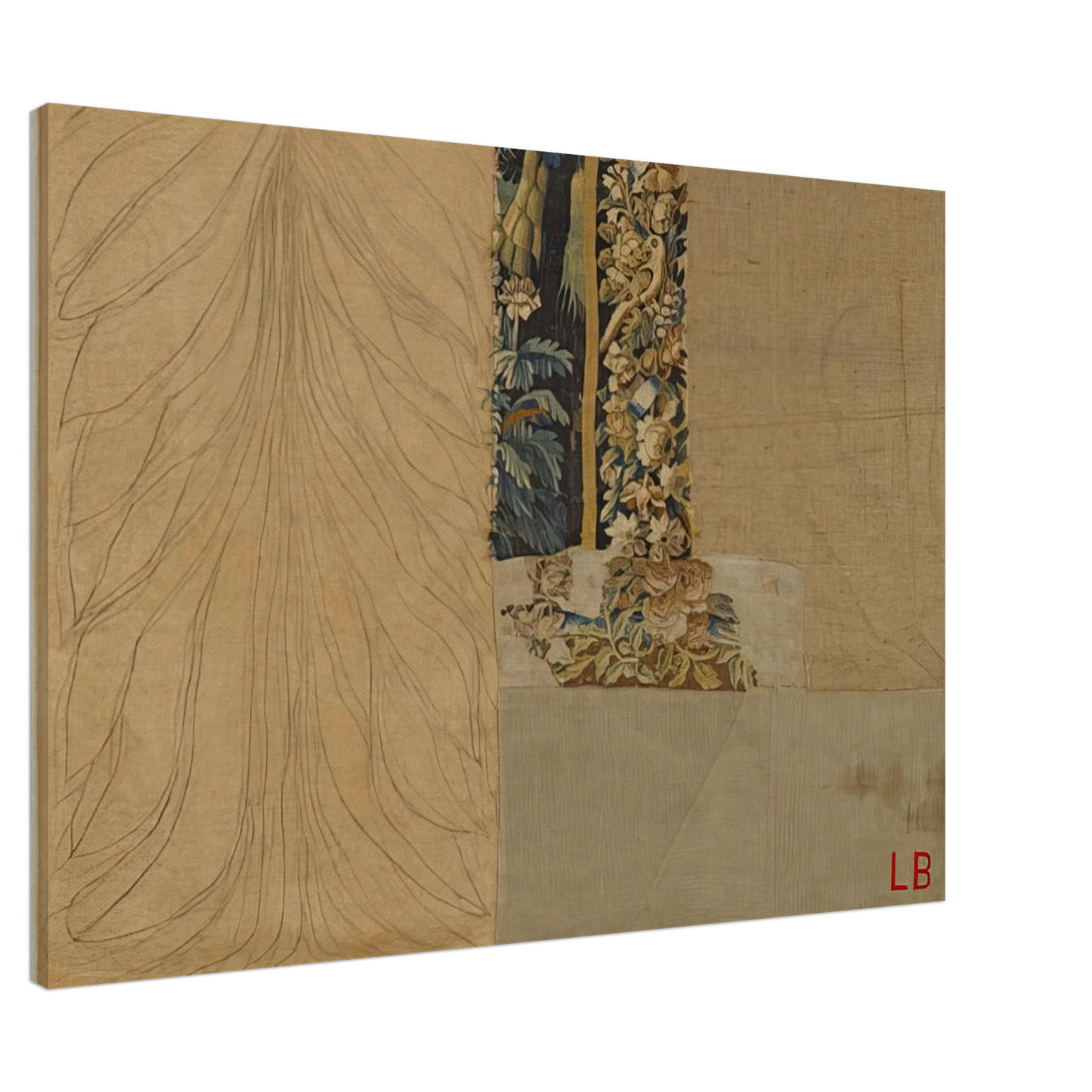 Louise Bourgeois - WHEN I WAS YOUNG 2008 Canvas - 20x30 cm / 8x12 inches-canvas