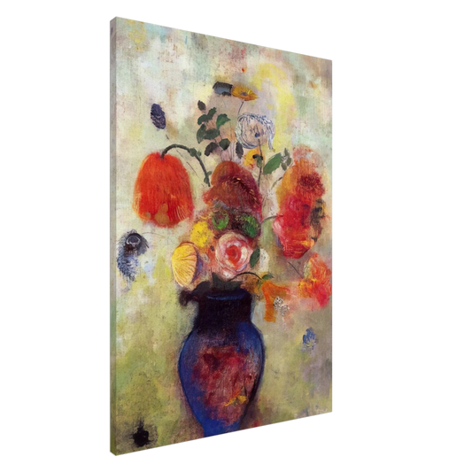 Odilon Redon - BOUQUET OF FLOWERS 3 Canvas - 20x30 cm / 8x12 inches-canvas
