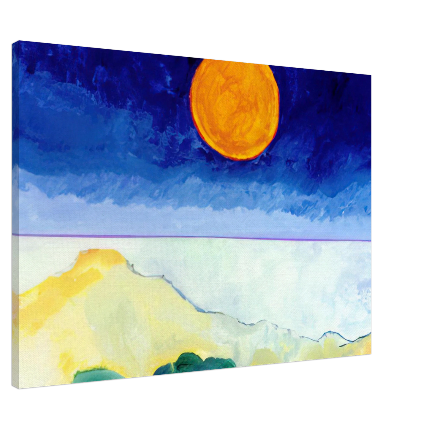 Aldemir Martins - Paisagem - 2004 Canvas - 20x30 cm / 8x12 inches-canvas