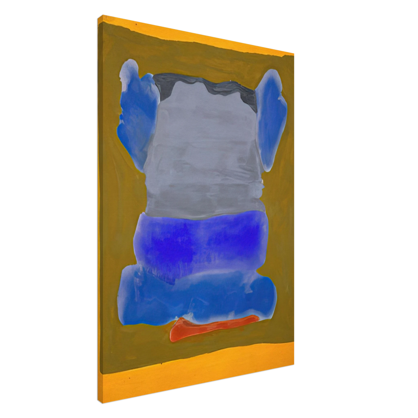 Helen Frankenthaler - Buddha s Court - 1964 Canvas - 20x30 cm / 8x12 inches-canvas