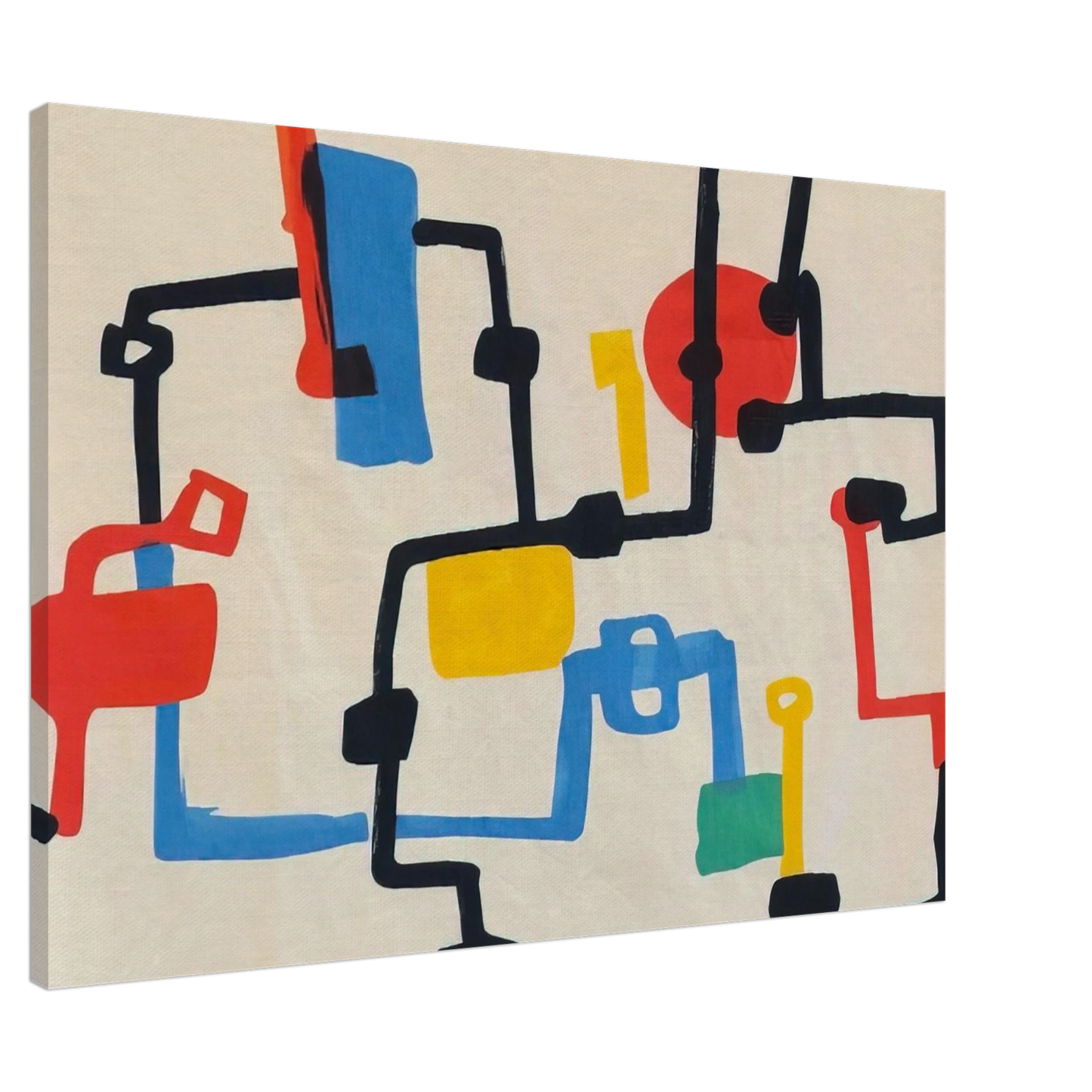 Etel Adnan - Oil Fields Canvas - 20x30 cm / 8x12 inches-canvas