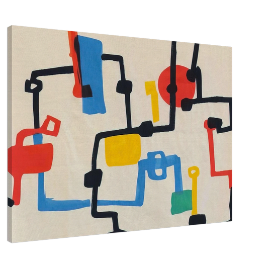 Etel Adnan - Oil Fields Canvas - 20x30 cm / 8x12 inches-canvas