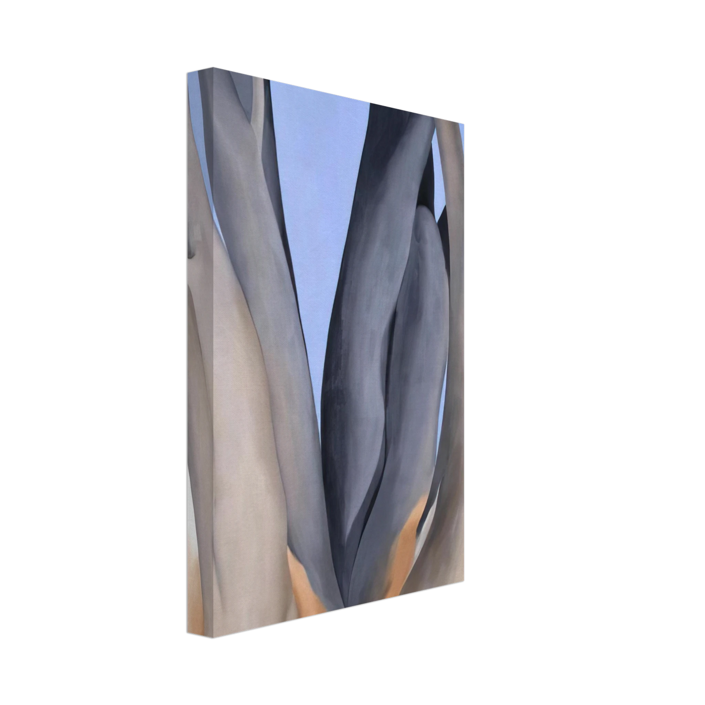 Georgia O'Keeffe - Dark Tree Trunks Canvas - 40x60 cm / 16x24 inches-canvas