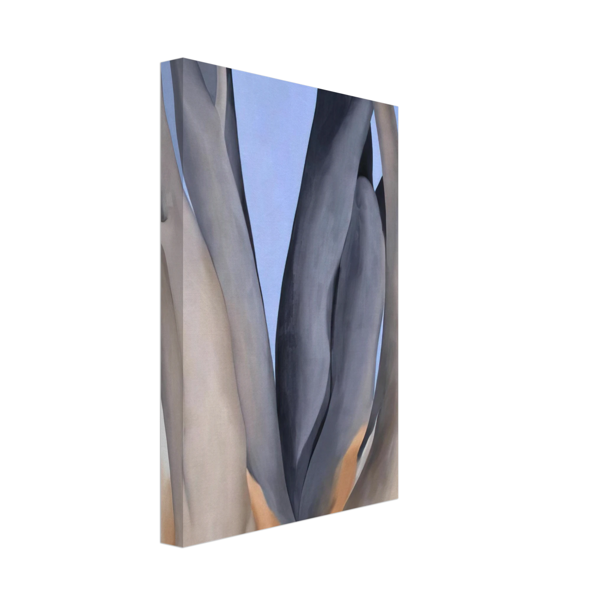 Georgia O'Keeffe - Dark Tree Trunks Canvas - 40x60 cm / 16x24 inches-canvas