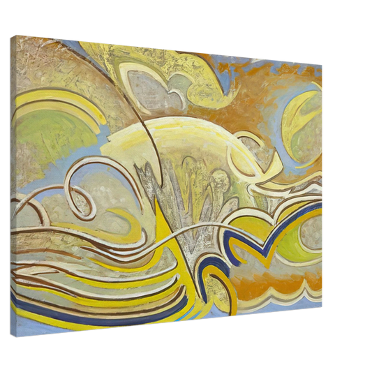 Lawren Harris - Abstraction 30 - 1955 Canvas - 20x30 cm / 8x12 inches-canvas