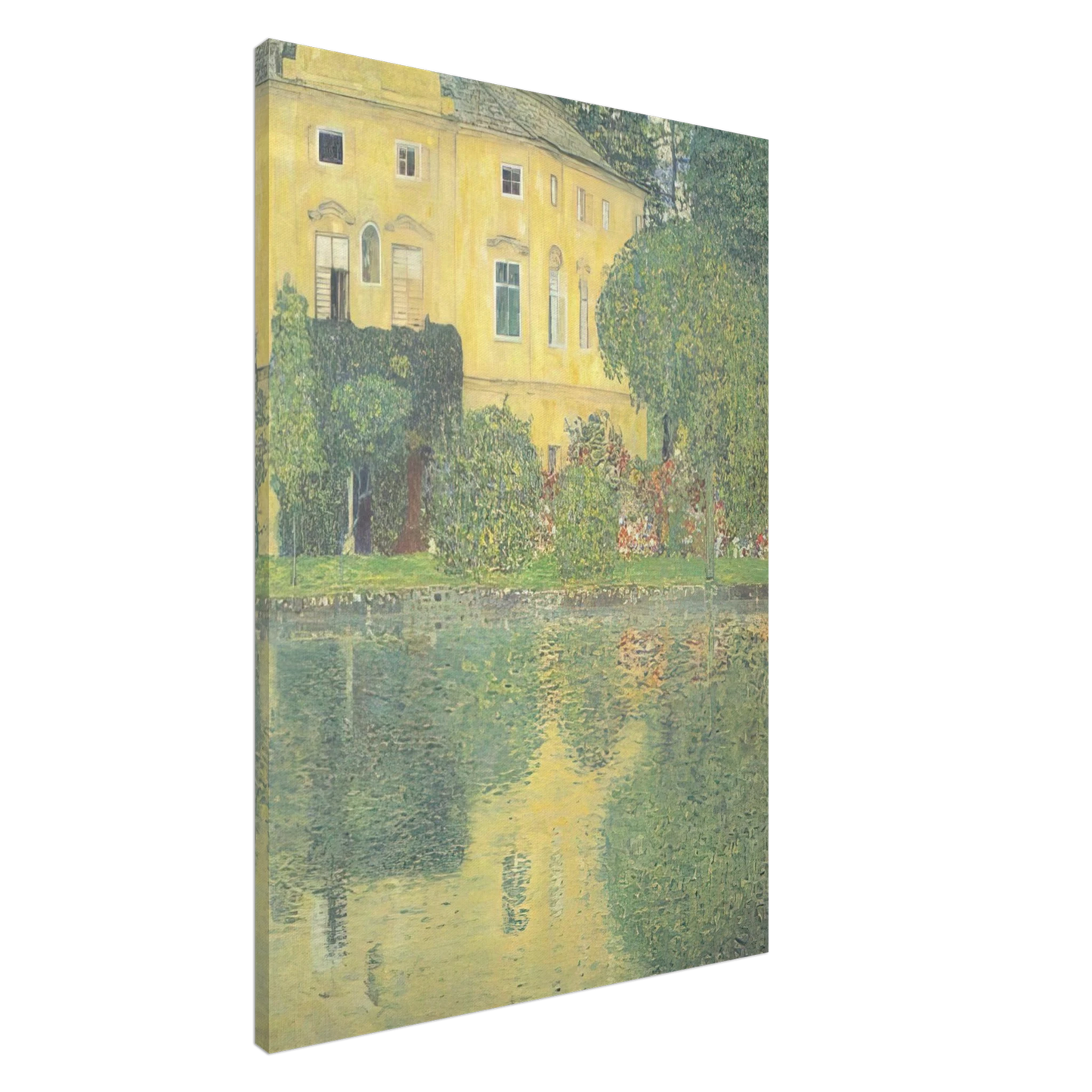 Gustav Klimt - SCHLOSS KAMMER ON THE ATTERSEE IV Canvas - 20x30 cm / 8x12 inches-canvas