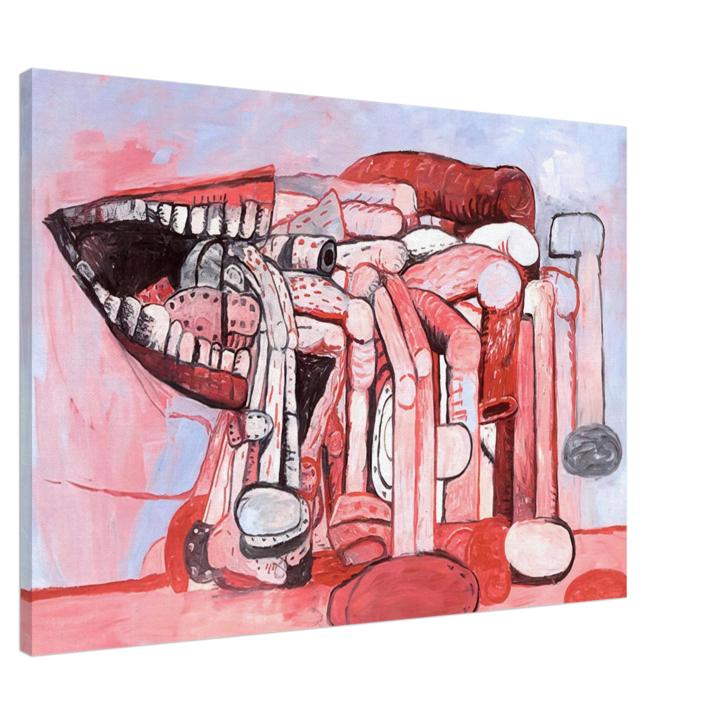 Philip Guston - PAINTER S FORMS NO 2 1978 Canvas - 20x30 cm / 8x12 inches-canvas