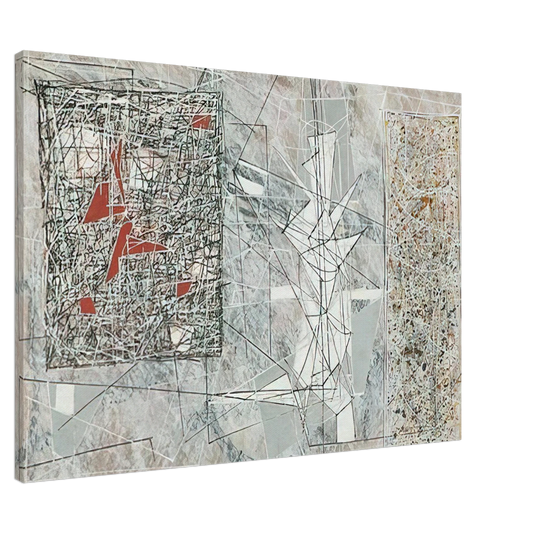 Jimmy Ernst - White Space - 1951 Canvas - 20x30 cm / 8x12 inches-canvas