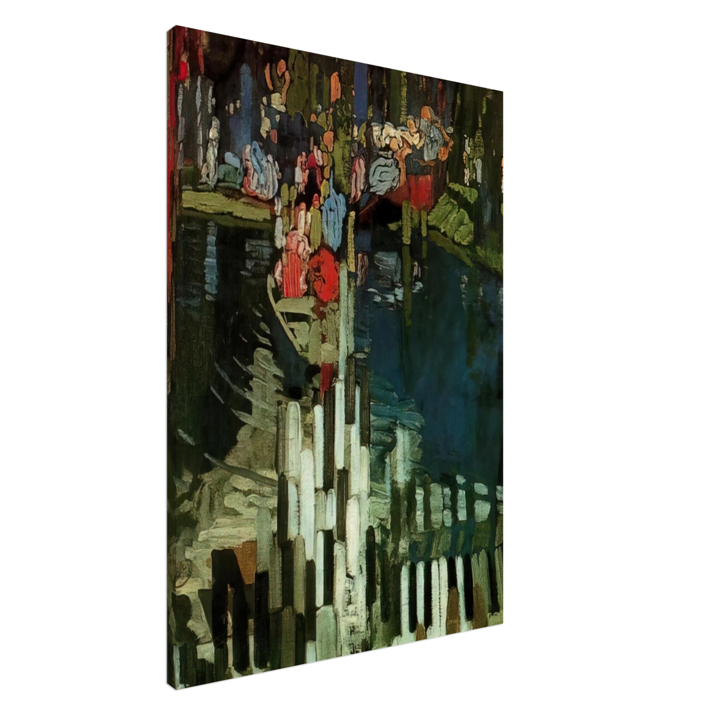 Frantisek Kupka - Piano Keys Lake Canvas - 20x30 cm / 8x12 inches-canvas