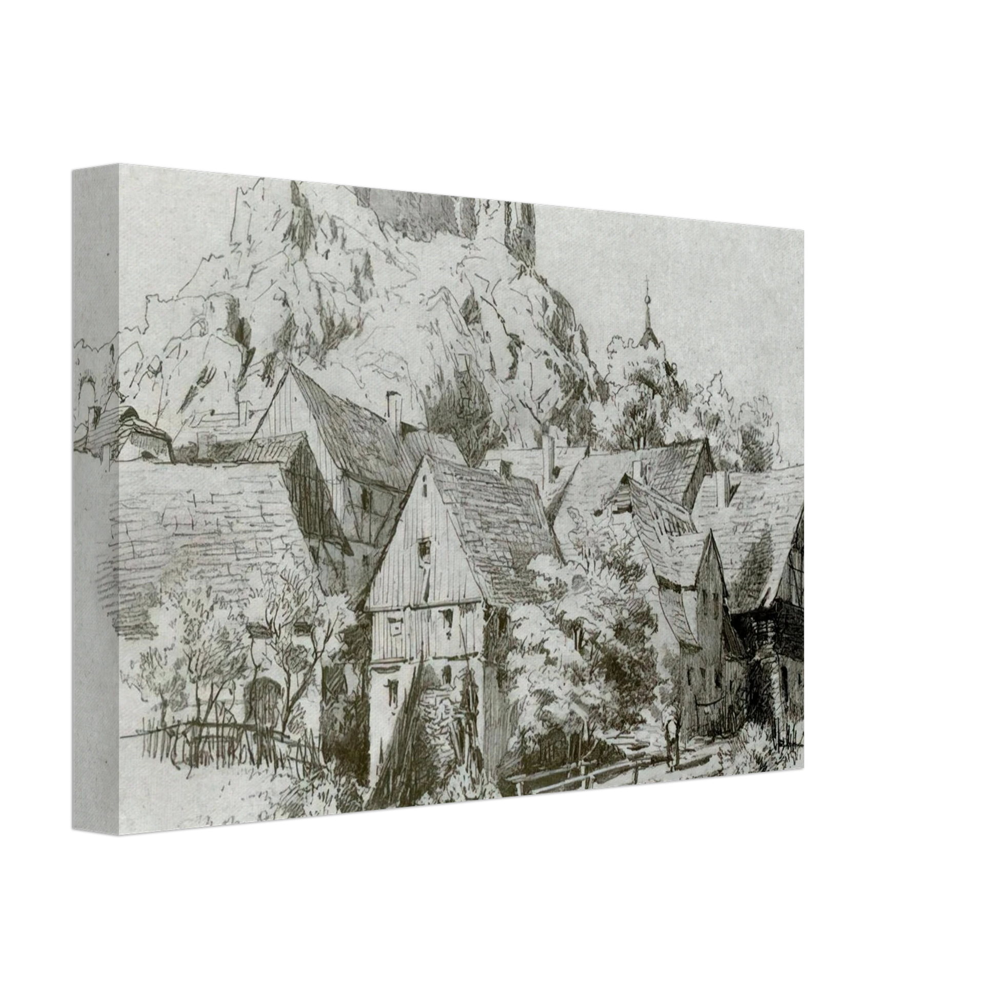 John Singer Sargent - Engelsburg Canvas - 70x100 cm / 28x40 inches-canvas