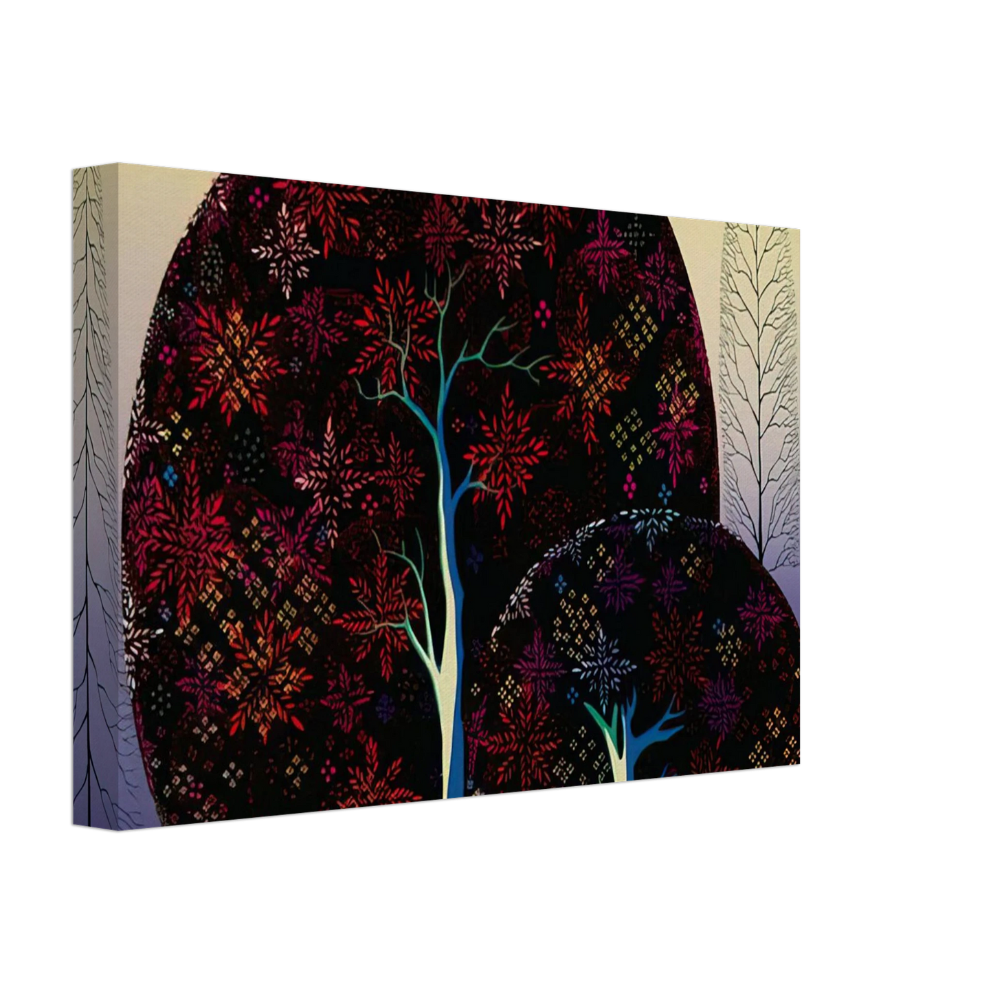 Eyvind Earle - A Tree Poem Canvas - 40x60 cm / 16x24 inches-canvas