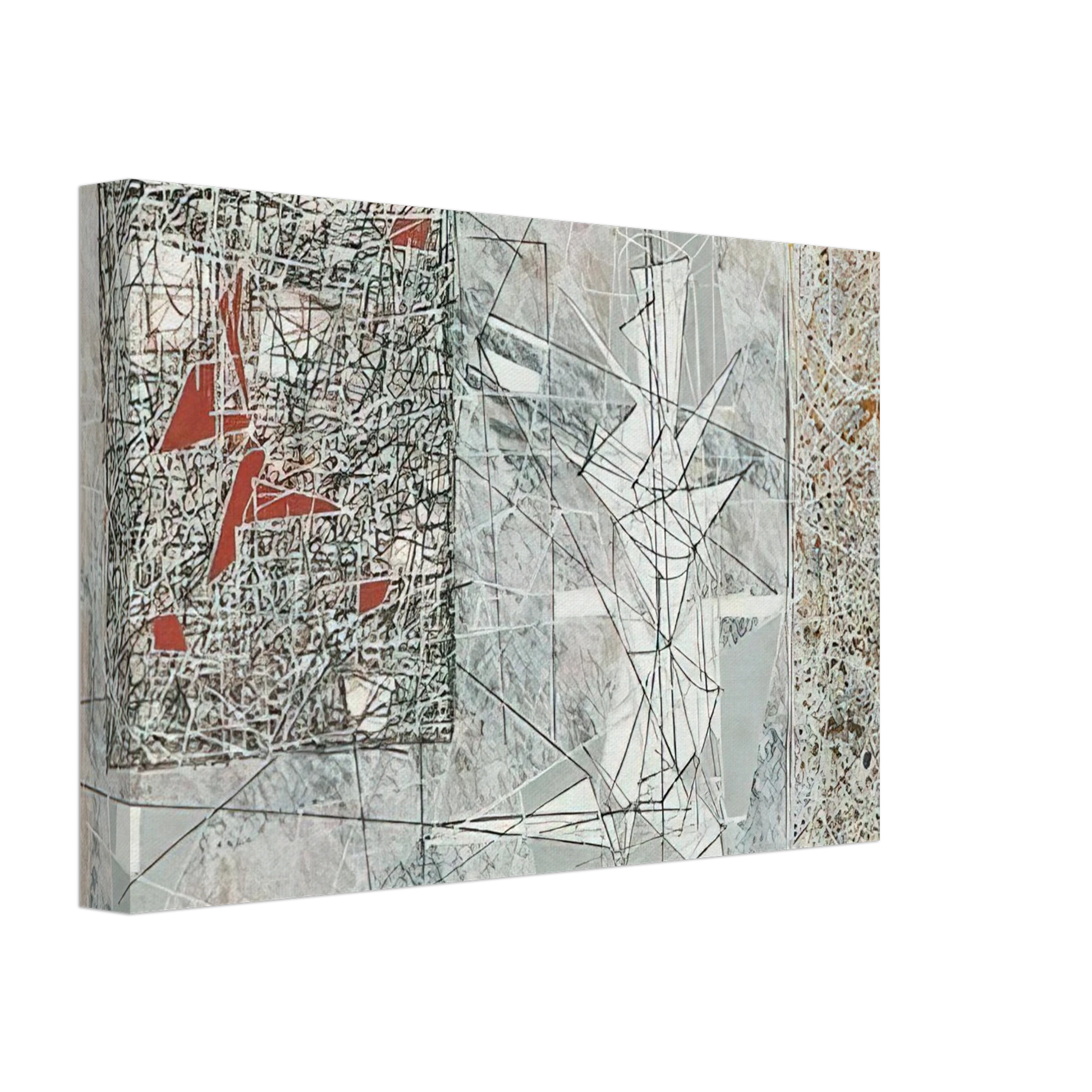 Jimmy Ernst - White Space - 1951 Canvas - 40x60 cm / 16x24 inches-canvas