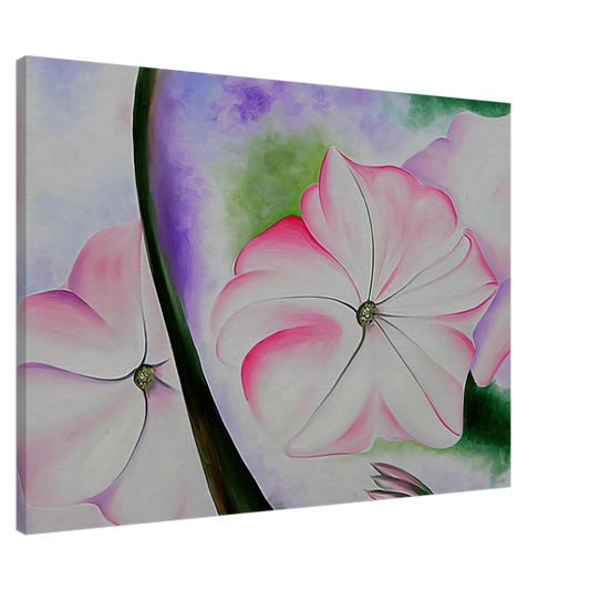 Georgia O'Keeffe - Petunia No. 2 Canvas - 20x30 cm / 8x12 inches-canvas