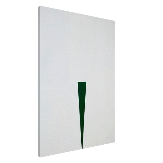 Carmen Herrera - Blanco y Verde - 1966 Canvas - 20x30 cm / 8x12 inches-canvas