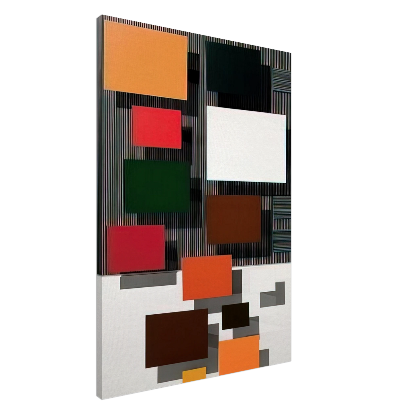 Jesus Rafael Soto - VIBRATION SUPERIEURE 1998 Canvas - 20x30 cm / 8x12 inches-canvas