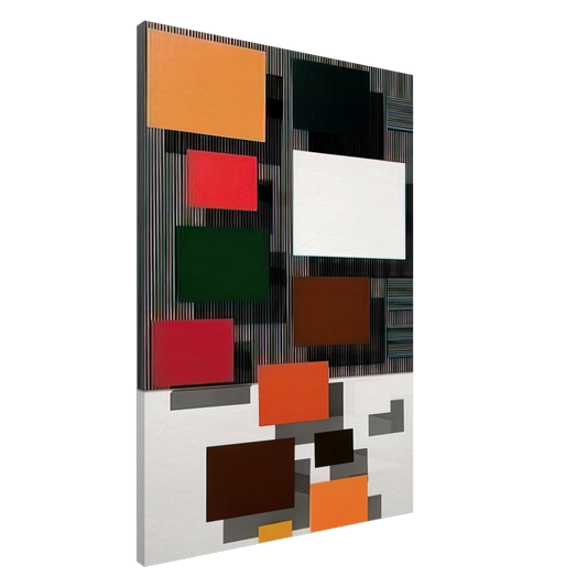 Jesus Rafael Soto - VIBRATION SUPERIEURE 1998 Canvas - 20x30 cm / 8x12 inches-canvas